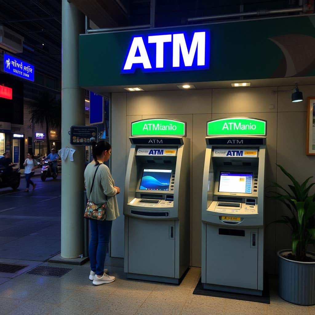 Geld abheben an ATM