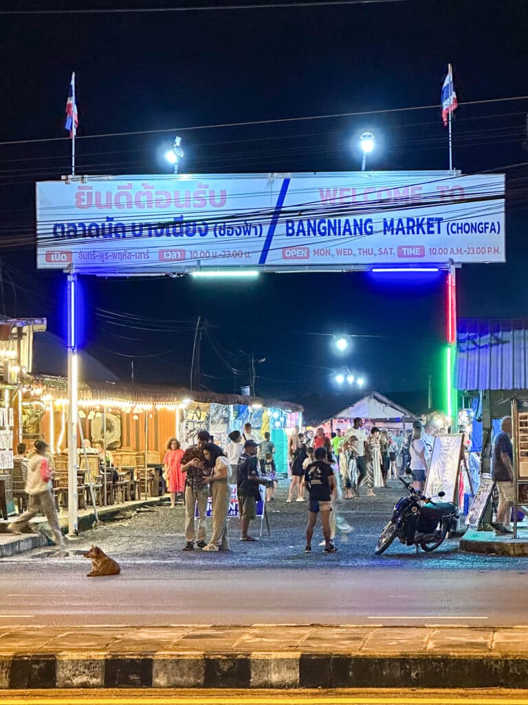 Bang Niang Market Khao Lak - Eingang