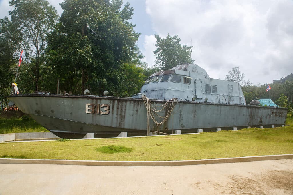 Navy Boat 813 in Khao Lak