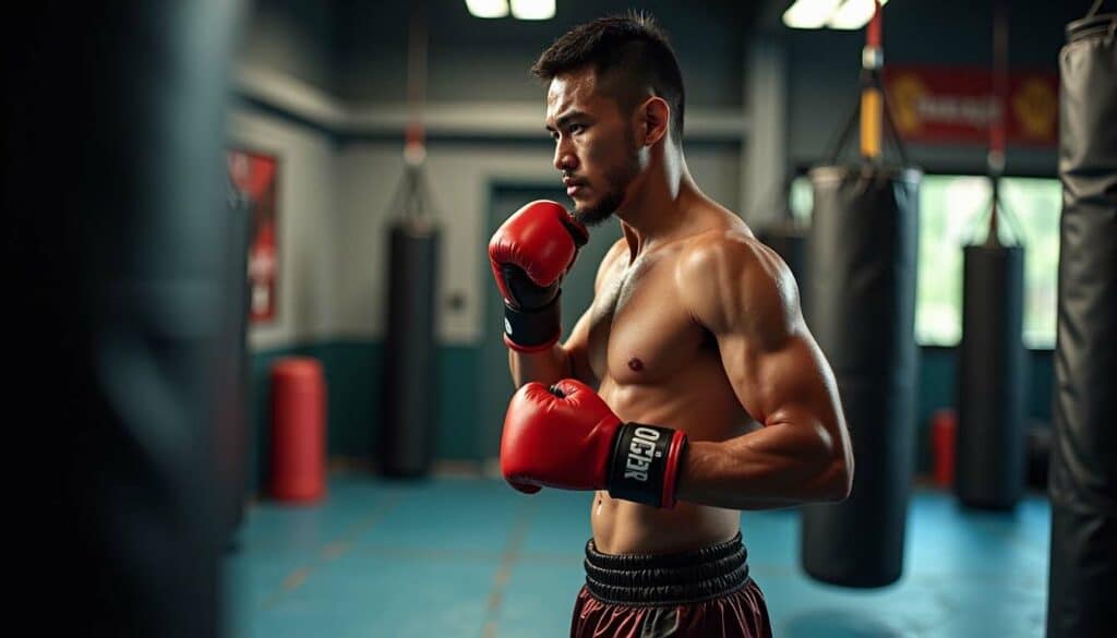 Rawai Muay Thai a man wearing boxing gloves