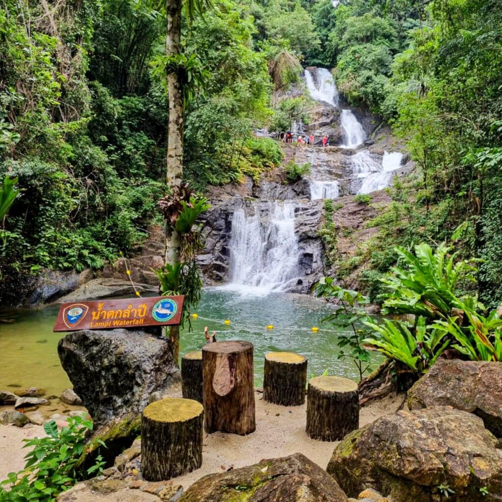 Was tun bei Regen in Khao Lak - Lampi Wasserfall