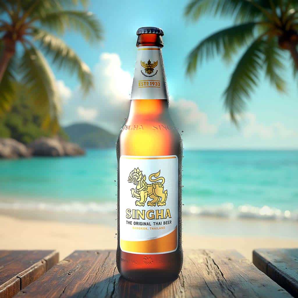 Bier in Thailand | Singha